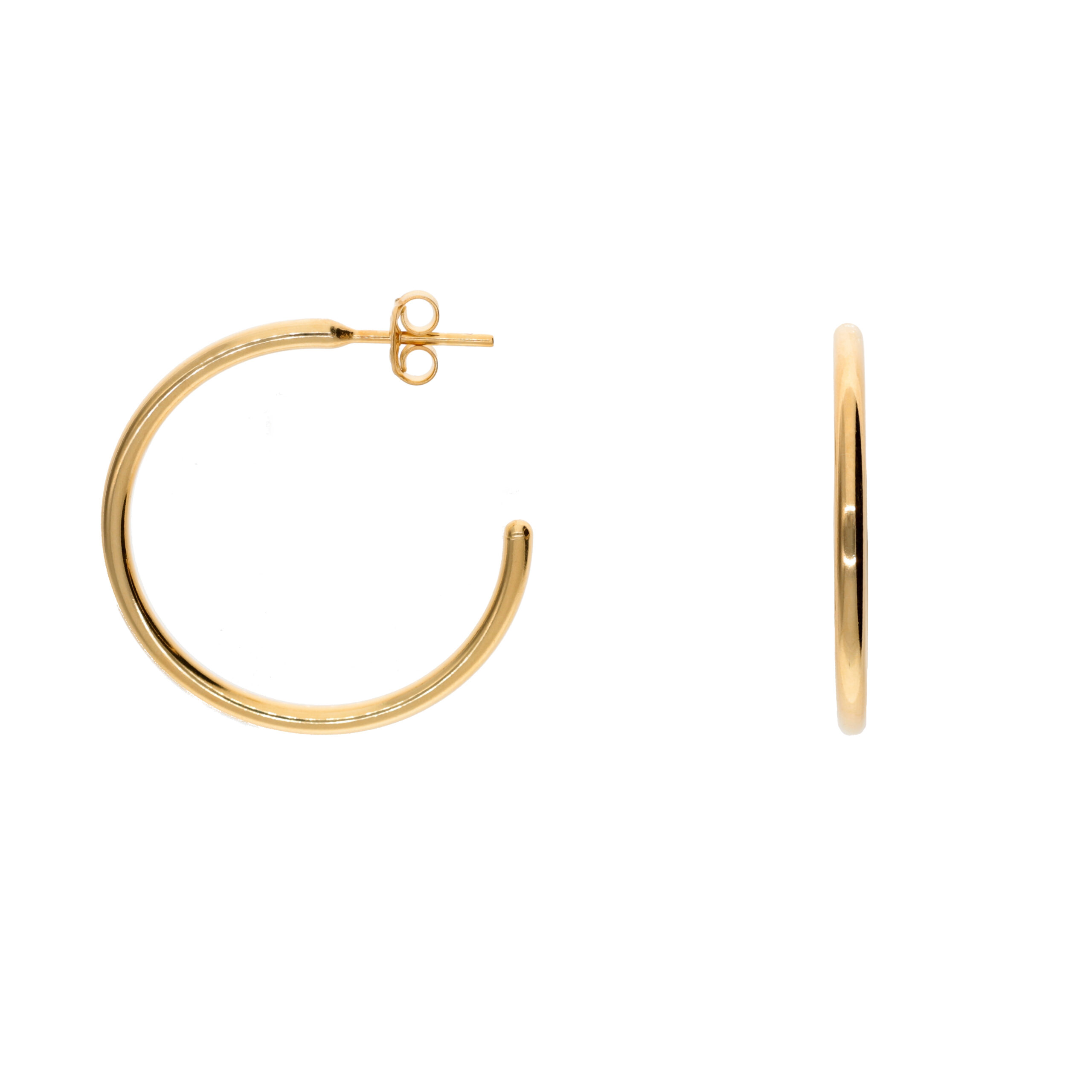 Aro Argolla Enchapada Oro 18 Kt.