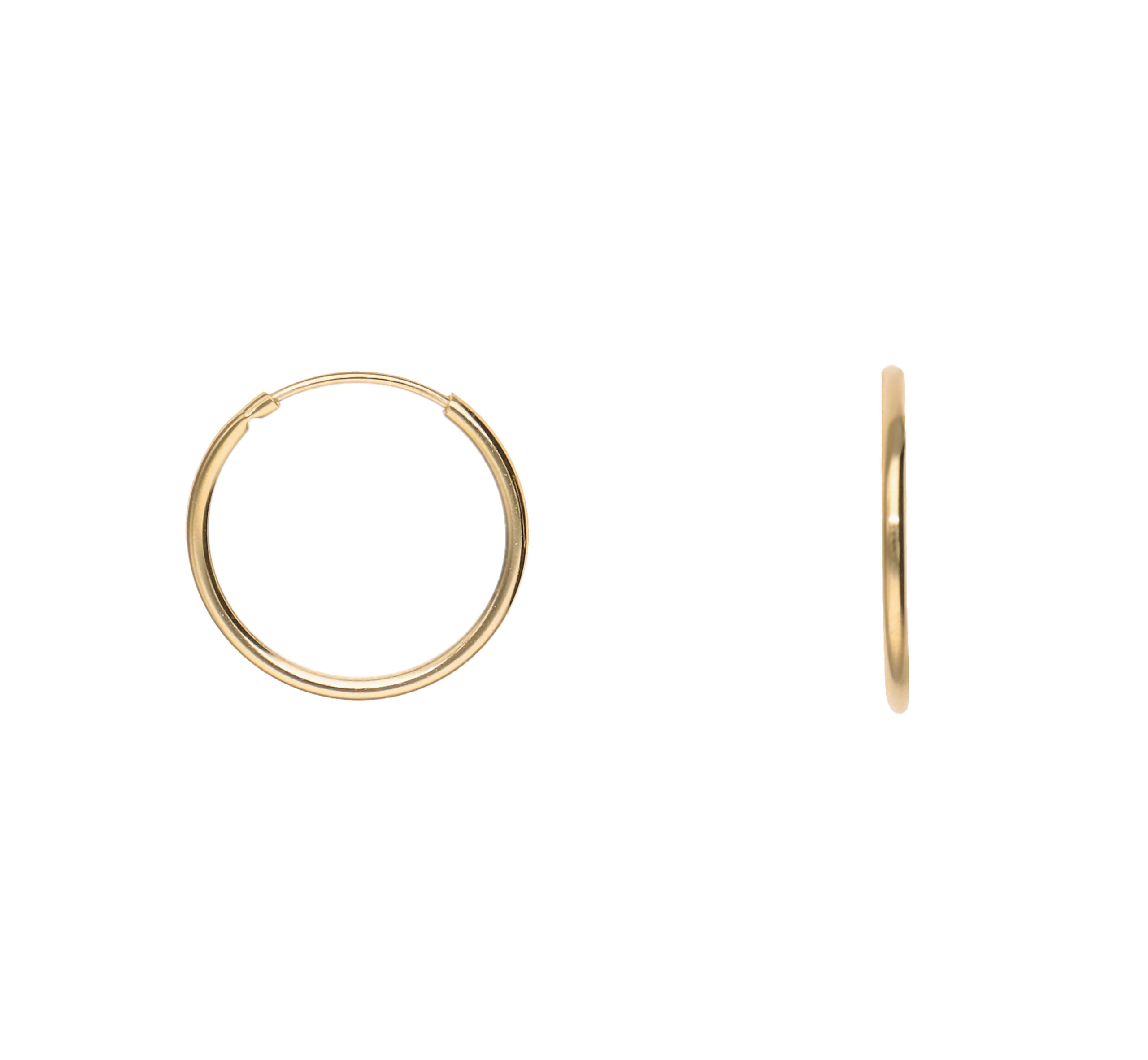 Aro Argolla Enchapada Oro 18 Kt.