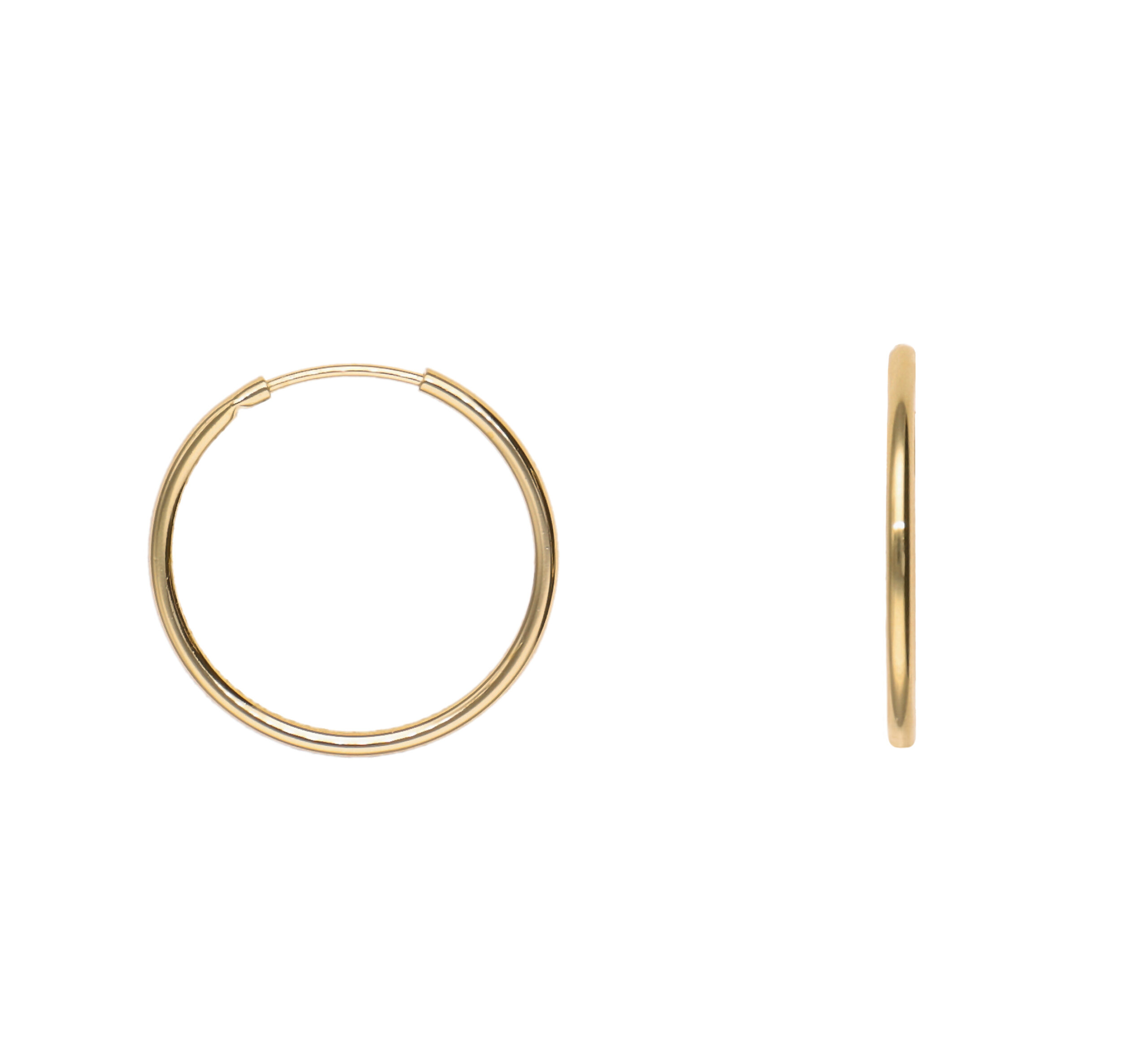 Aro Argolla Enchapada Oro 18 Kt.