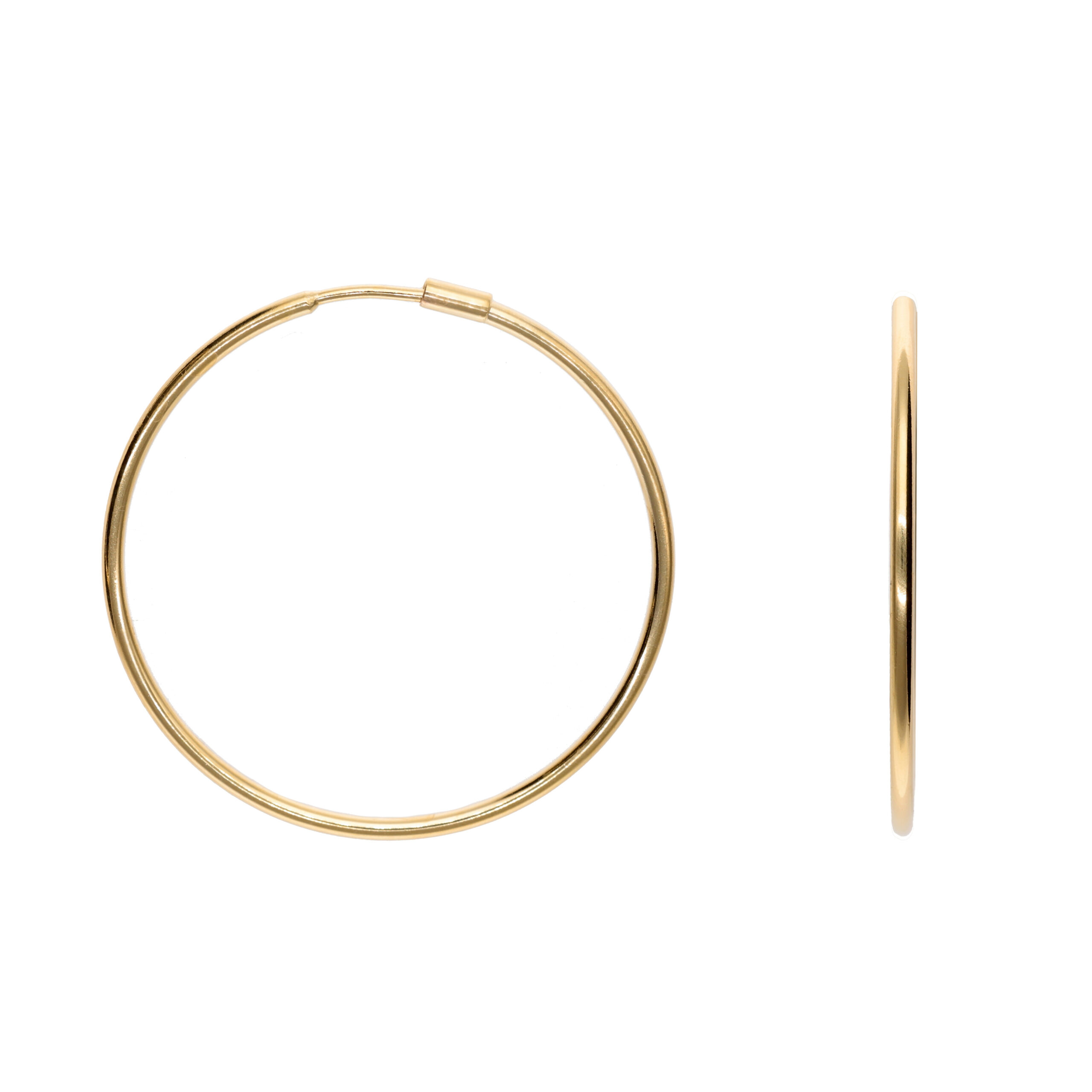 Aro Argolla Enchapada Oro 18 Kt.